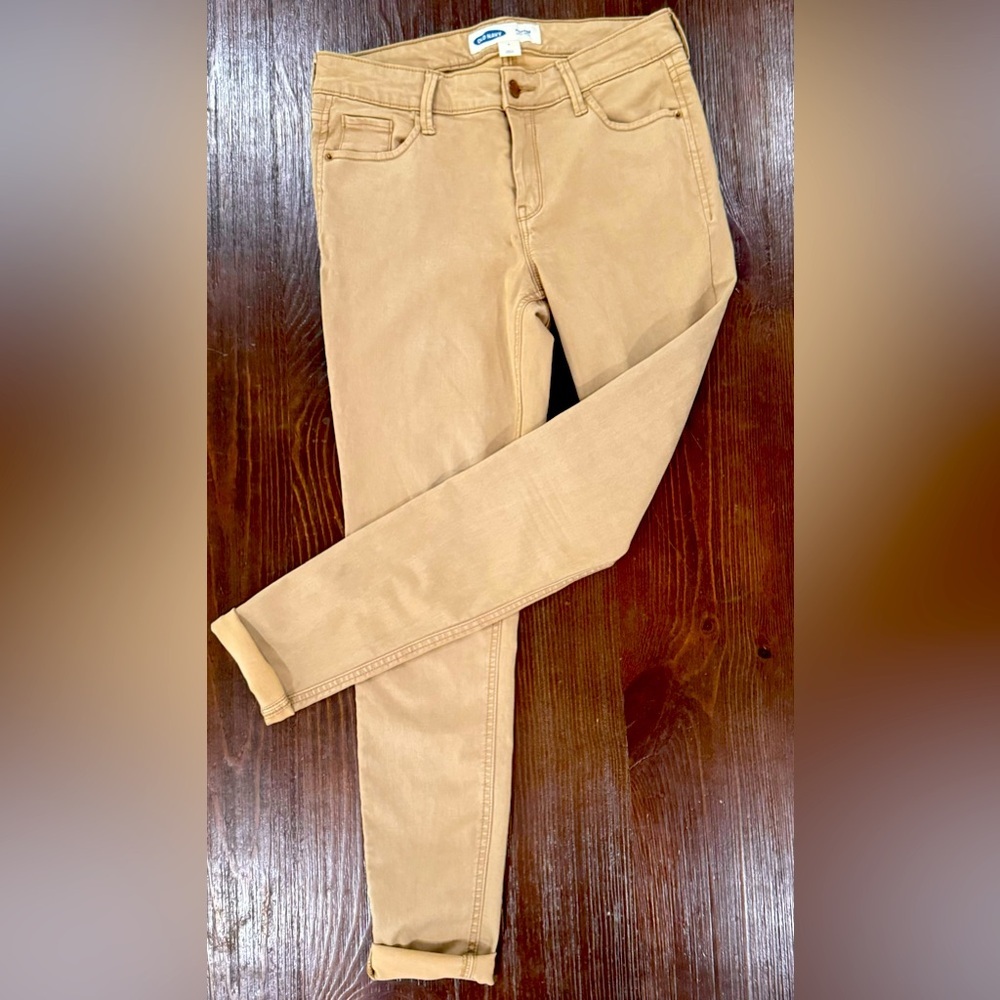 High-Waisted Built-In Warm Rockstar Super-Skinny Jeans, Size 4